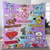 BTS BT21 Bangtan Army Fan Art Cartoon So Cute Ver22 Gift Lover Blanket