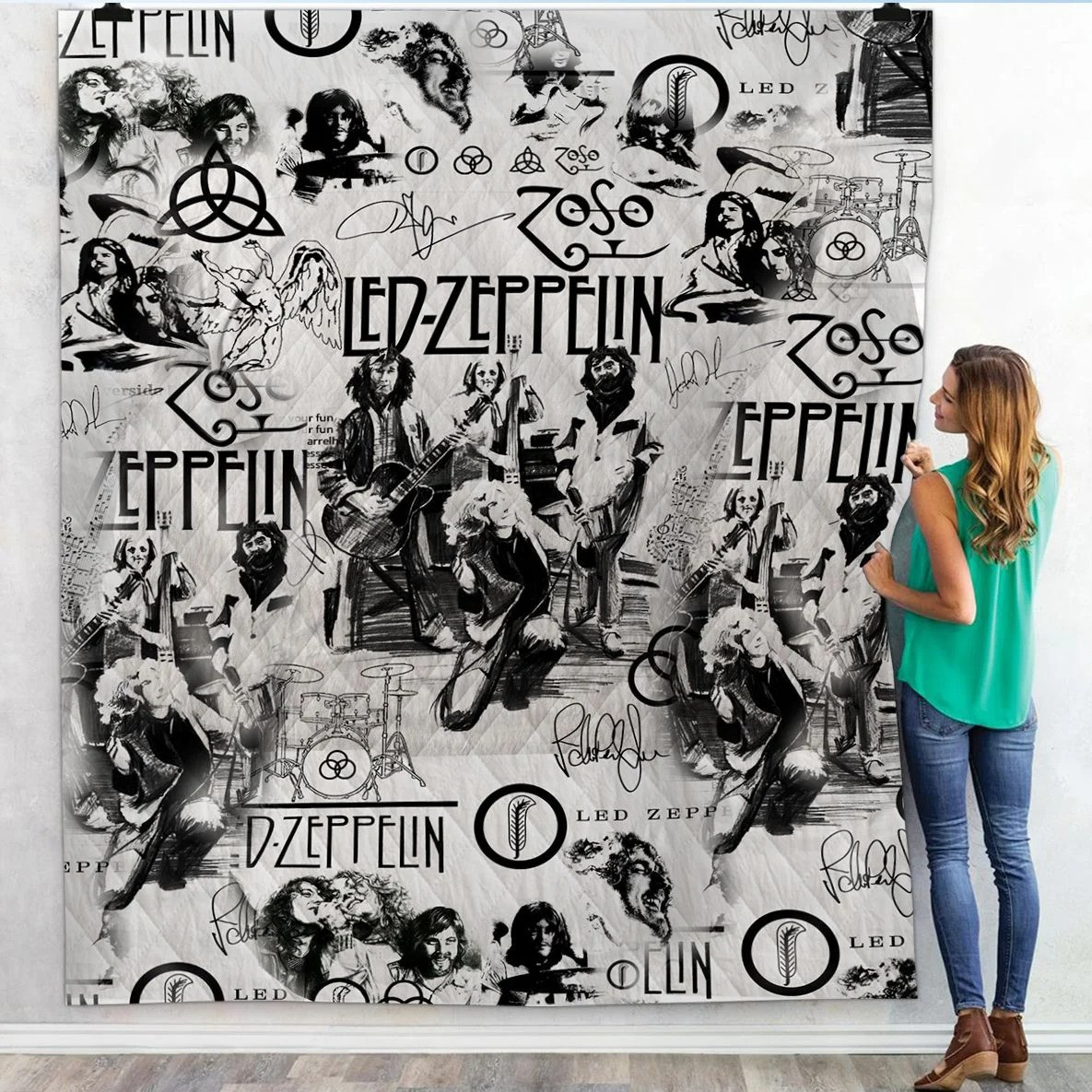 Led Zeppelin Rock Band Blanket Led Zeppelin Rock Band Blanket