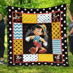 Pinocchio Blanket Cartoon Fan Gift Idea 3D Blanket 69