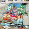 Anime Pkm Holo Pokemon Christmas Custom Soft Blanket