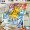 Anime Pkm Pikachu Sword And Shield Promos Custom Soft Blanket