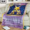 Anime Pokemon Alakazam Full Print Soft Blanket