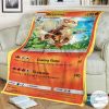 Anime Pokemon Arcanine Custom Blanket