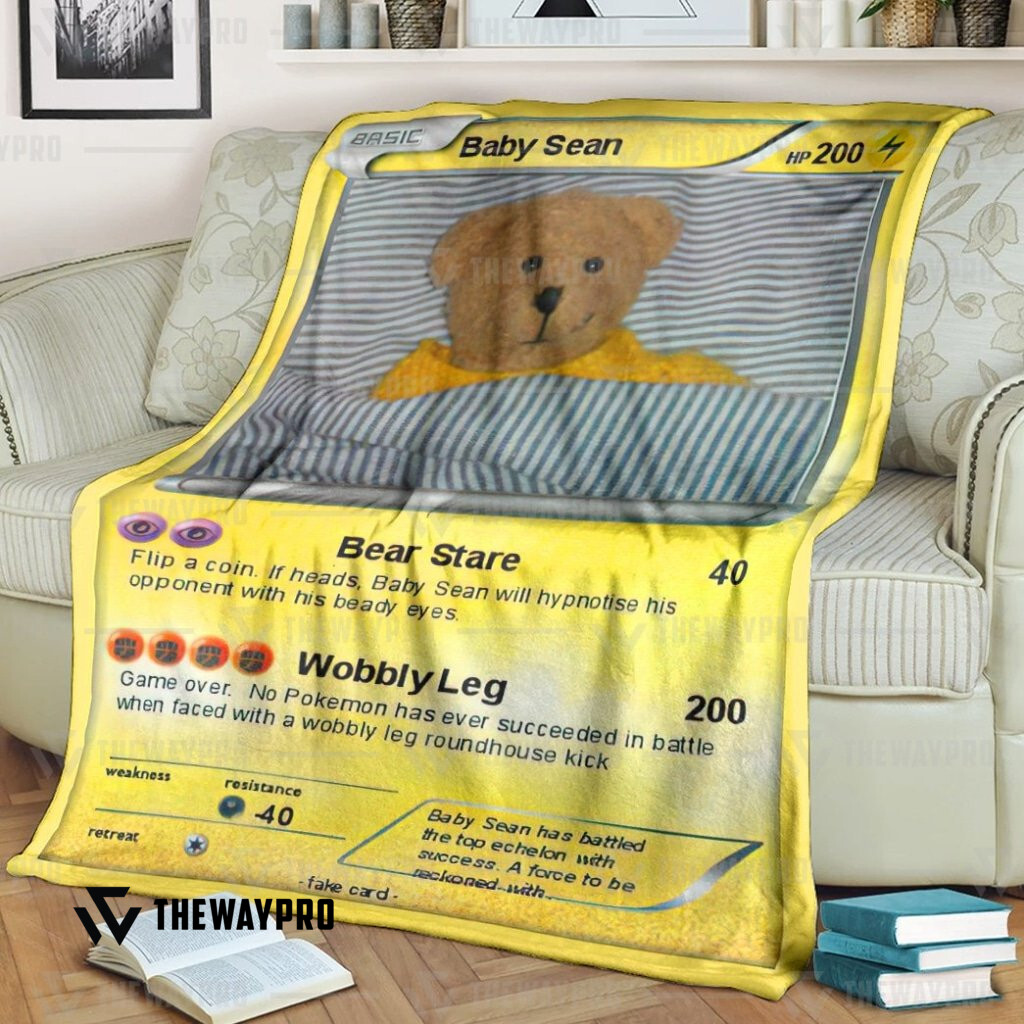 Anime Pokemon Baby Sean Custom Soft Blanket Anime Pokemon Baby Sean Custom Soft Blanket