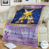 Anime Pokemon Basic Alakazam Custom Blanket