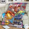 Anime Pokemon Blaziken Vmax Chilling Reign Custom Blanket