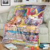Anime Pokemon Charizard Braixen Gx Soft Blanket