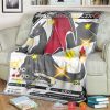 Anime Pokemon Charizard V Soft Blanket
