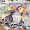 Anime Pokemon Charizard Vmax Shining Fates Soft Blanket