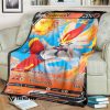 Anime Pokemon Cinderace V Shining Fates Blanket