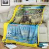 Anime Pokemon Feraligatr Expedition Blanket