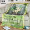 Anime Pokemon Leafeon Blanket