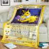 Anime Pokemon Light Jolteon Full Print Soft Blanket