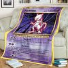 Anime Pokemon Mewtwo Evolutions Full Print Soft Blanket