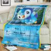 Anime Pokemon Piplup Diamond Pearl Promos Blanket