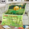 Anime Pokemon Sunflora Soft Blanket