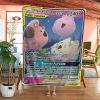 Anime Pokemon Togepi Cleffa Igglybuff Gx Cosmic Eclipse Custom Soft Blanket