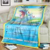 Anime Pokemon Totodile Custom Soft Blanket