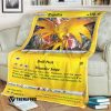 Anime Pokemon Zapdos Vivid Voltage Custom Soft Blanket 2