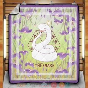 Ayame The Snake Quilt Blanket