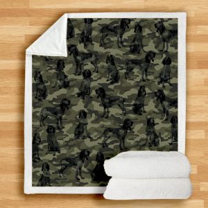 Bracco Italiano Camo Blanket