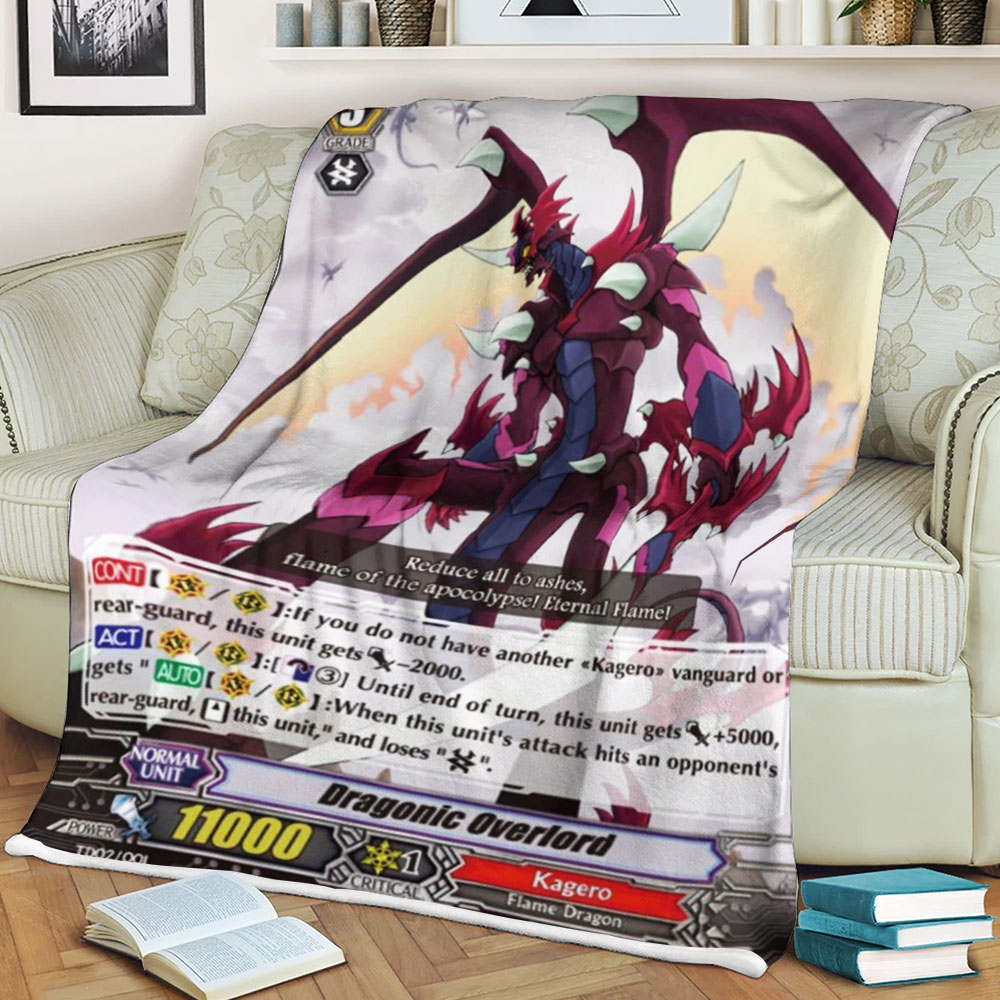 Cardfight Vanguard Dragonic Overlord Sherpa Blanket Cardfight Vanguard Dragonic Overlord Sherpa Blanket