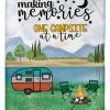 Custom Name Making Memories One Campsite At A Time Blanket