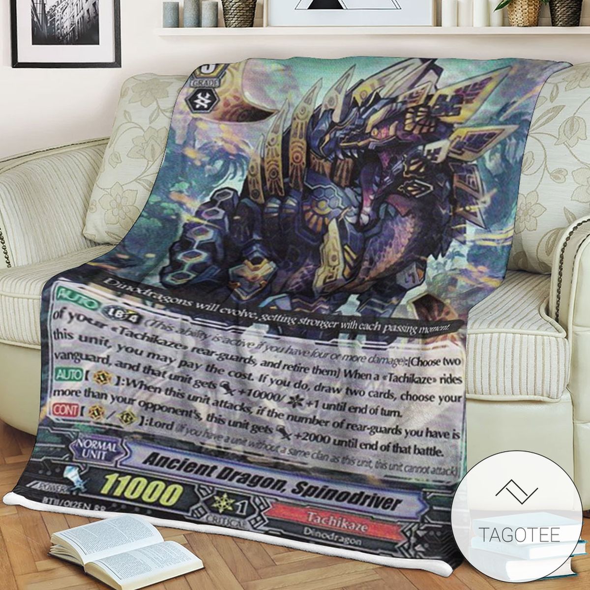Cv Ancient Dragon Spinodriver Cardfight Vanguard Blanket Tagotee Cv Ancient Dragon Spinodriver Cardfight Vanguard Blanket Tagotee