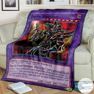 Dark Paladin Card Custom Blanket