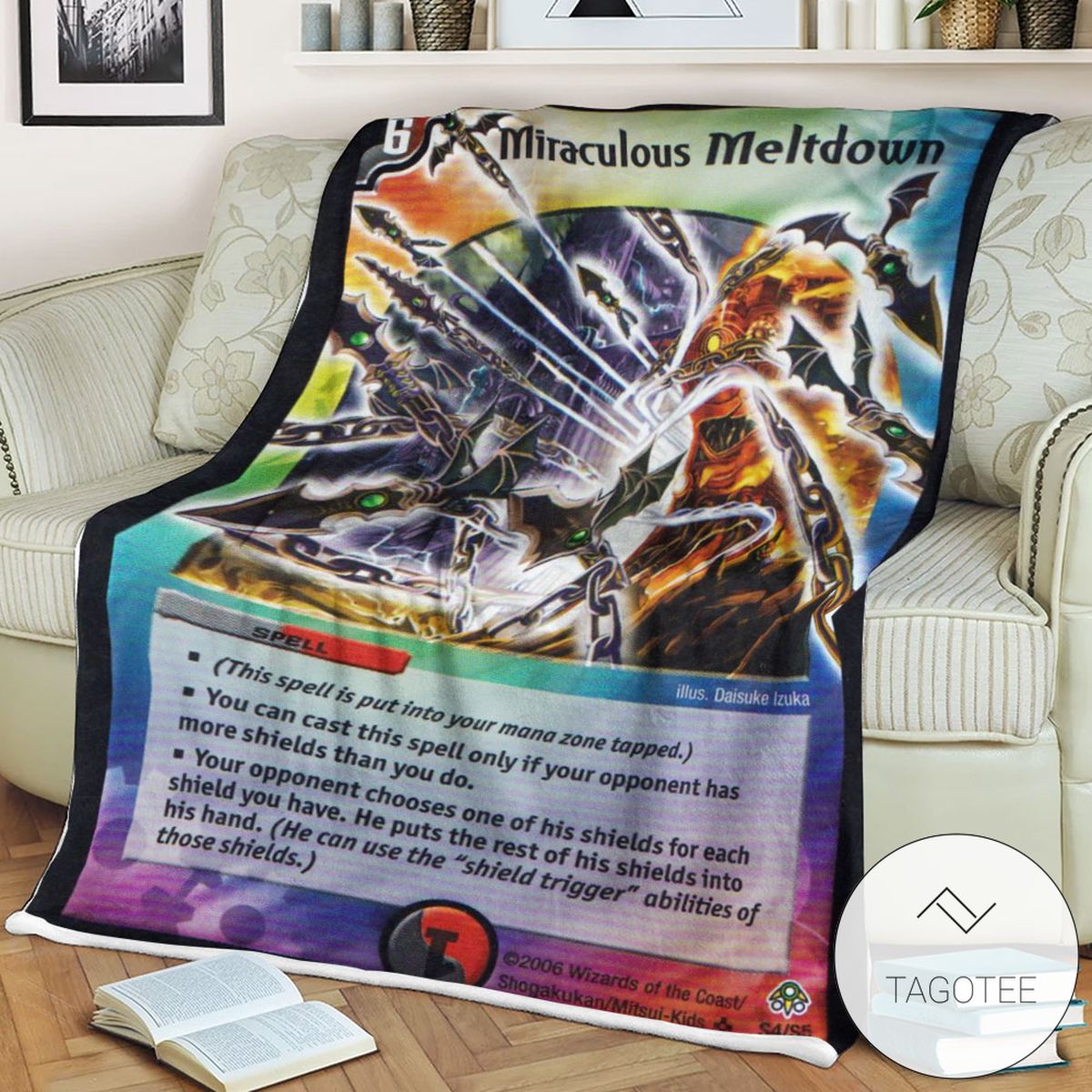 Dm Miraculous Meltdown Duel Masters Sherpa Blanket Dm Miraculous Meltdown Duel Masters Sherpa Blanket