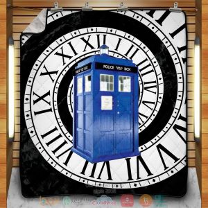 Doctor Who Tardis Quilt Blanket