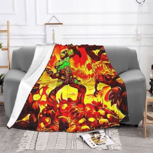 Doom Shooting Game Dota Blanket