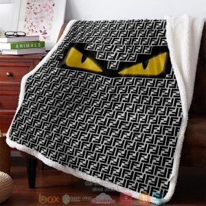 Fendi Bag Bugs Fleece Blanket