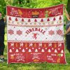 Fireball Cinnamon Whisky Grinch Christmas Blanket Quilt