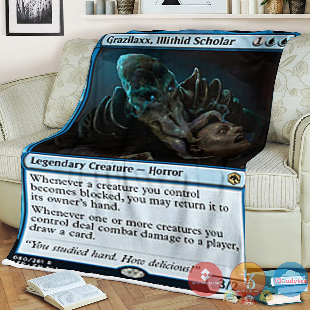 Game Dungeons And Dragons Grazilaxx Illithid Scholar Blanket Game Dungeons And Dragons Grazilaxx Illithid Scholar Blanket