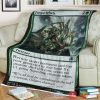 Game Magic The Gathering M21 182 Fungal Rebirth Fleece Blanket