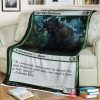 Game Magic The Gathering M21 184 Garruk S Gorehorn Fleece Blanket