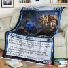 Game Magic The Gathering M21 80 Tolarian Kraken Fleece Blanket