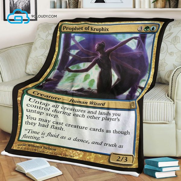 Game Magic The Gathering Prophet Of Kruphix Blanket