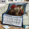 Game Magic The Gathering Sunken Hope Sherpa Blanket