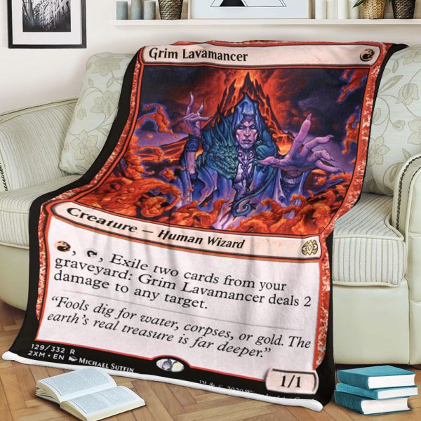 Game Mtg Grim Lavamancer Blanket