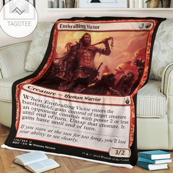 Game Mtg Magic The Gathering Enthralling Victor Blanket