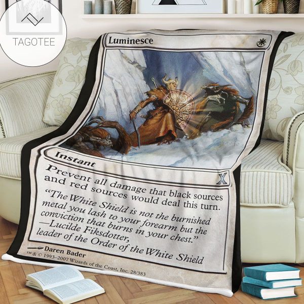 Game Mtg Magic The Gathering Luminesce Sherpa Blanket