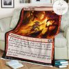 Game Mtg Magic The Gathering M21 163 Sure Strike Fleece Blanket Tagotee