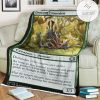 Game Mtg Magic The Gathering M21 178 Drowsing Tyrannodon Fleece Blanket