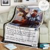 Game Mtg Magic The Gathering M21 18 Falconer Adept Fleece Blanket