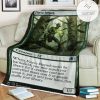 Game Mtg Magic The Gathering M21 181 Fierce Empath Fleece Blanket
