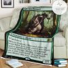 Game Mtg Magic The Gathering M21 337 Garruk S Warsteed Fleece Blanket Tagotee