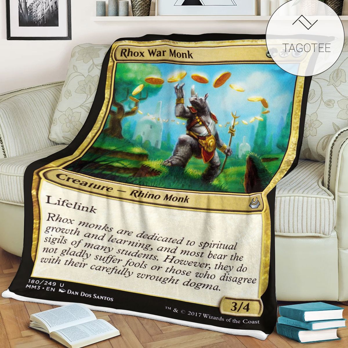 Game Mtg Magic The Gathering Rhox War Monk Blanket Game Mtg Magic The Gathering Rhox War Monk Blanket