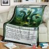 Game Mtg Wildwood Scourge Fleece Blanket